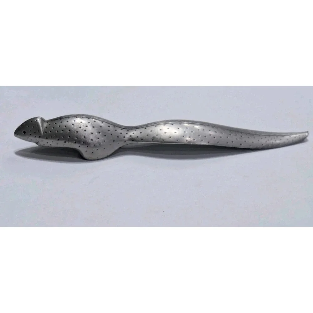Peter Diepenbrock Pewter Squirrel  Letter Opener Paperweight 1994 Rare Vintage